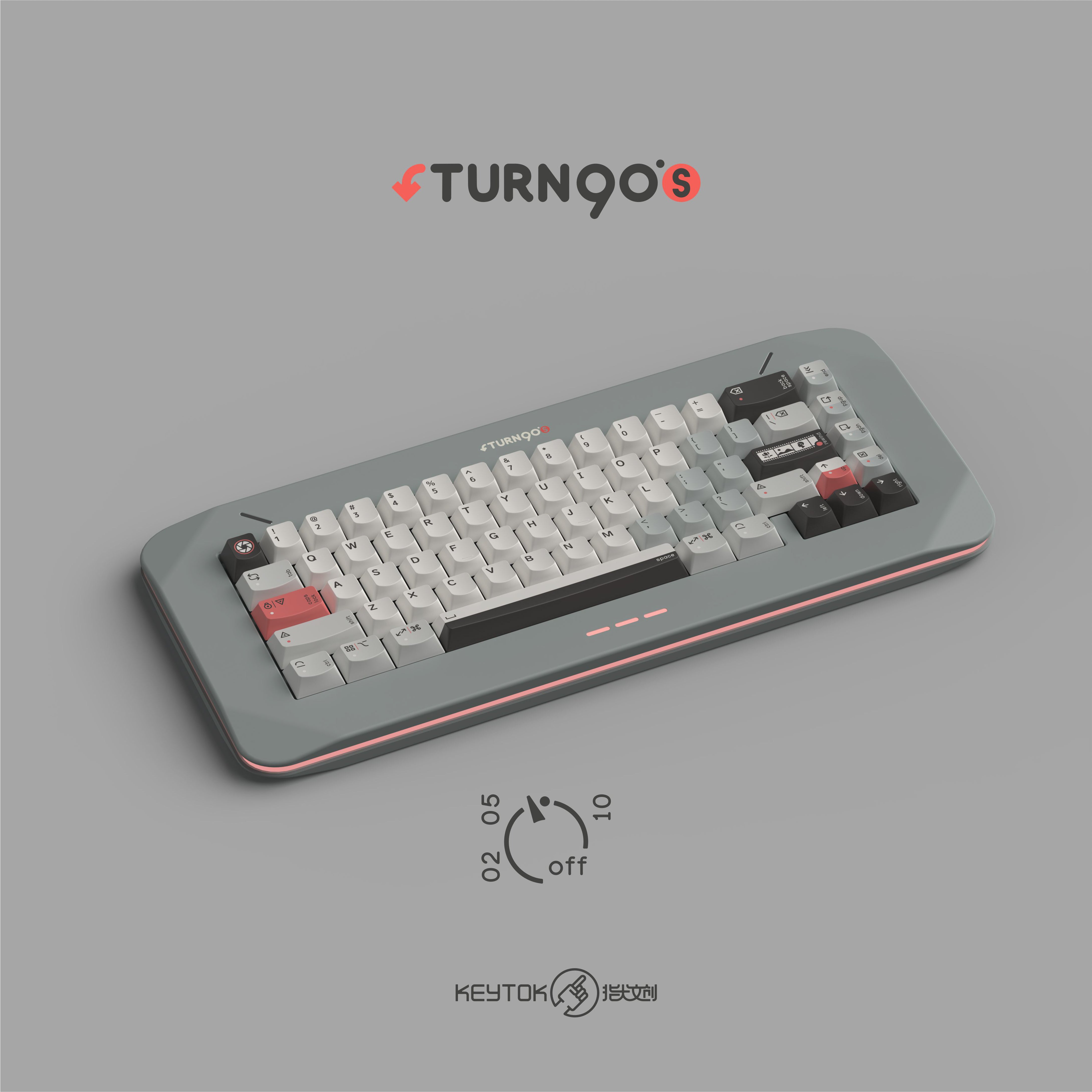KeyTok Turn 90's 162+1 (special key)