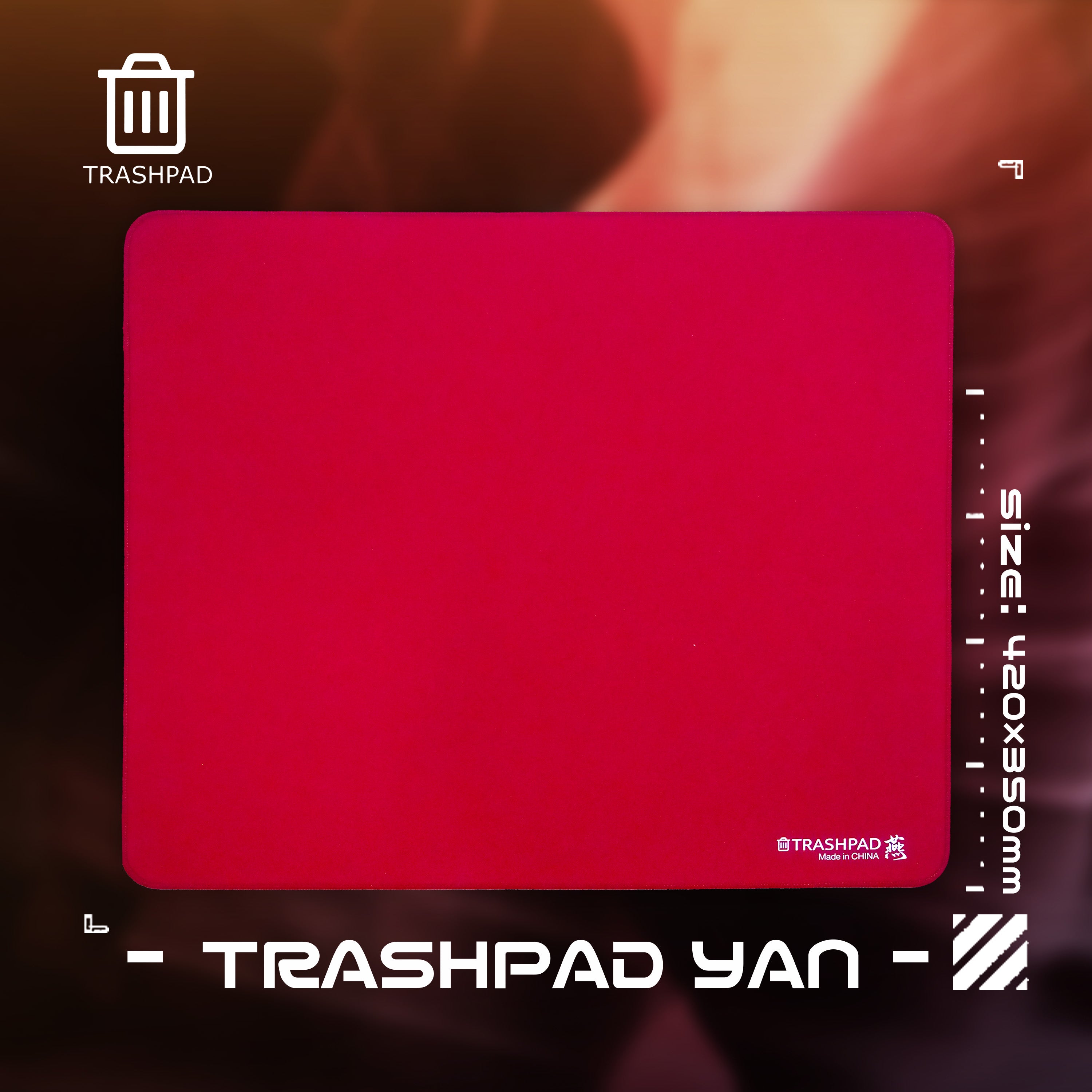 TRASHPAD 燕【布製マウスパッド】