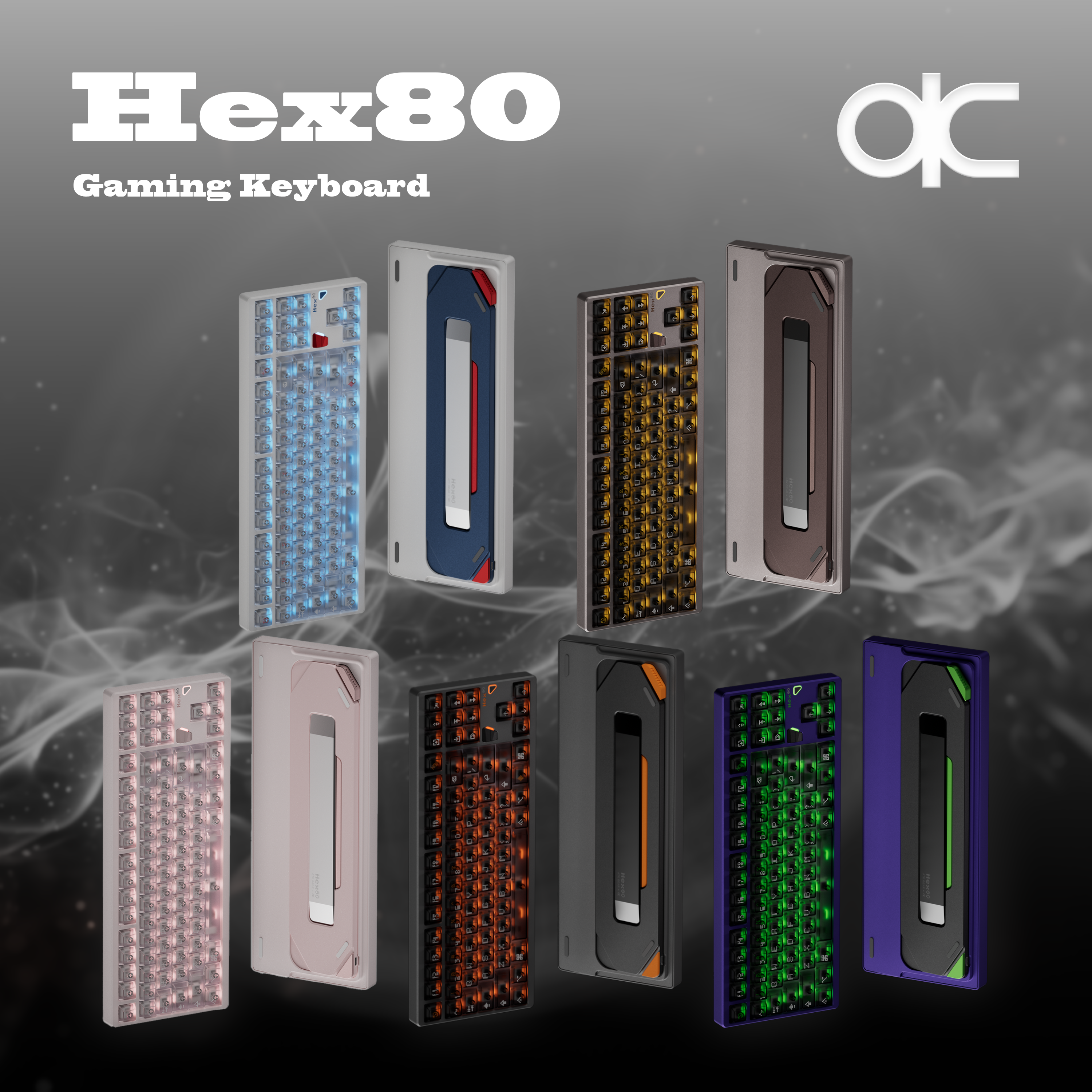 QwertyKeys × ATK Hex80 TKL【ゲーミングキーボード】