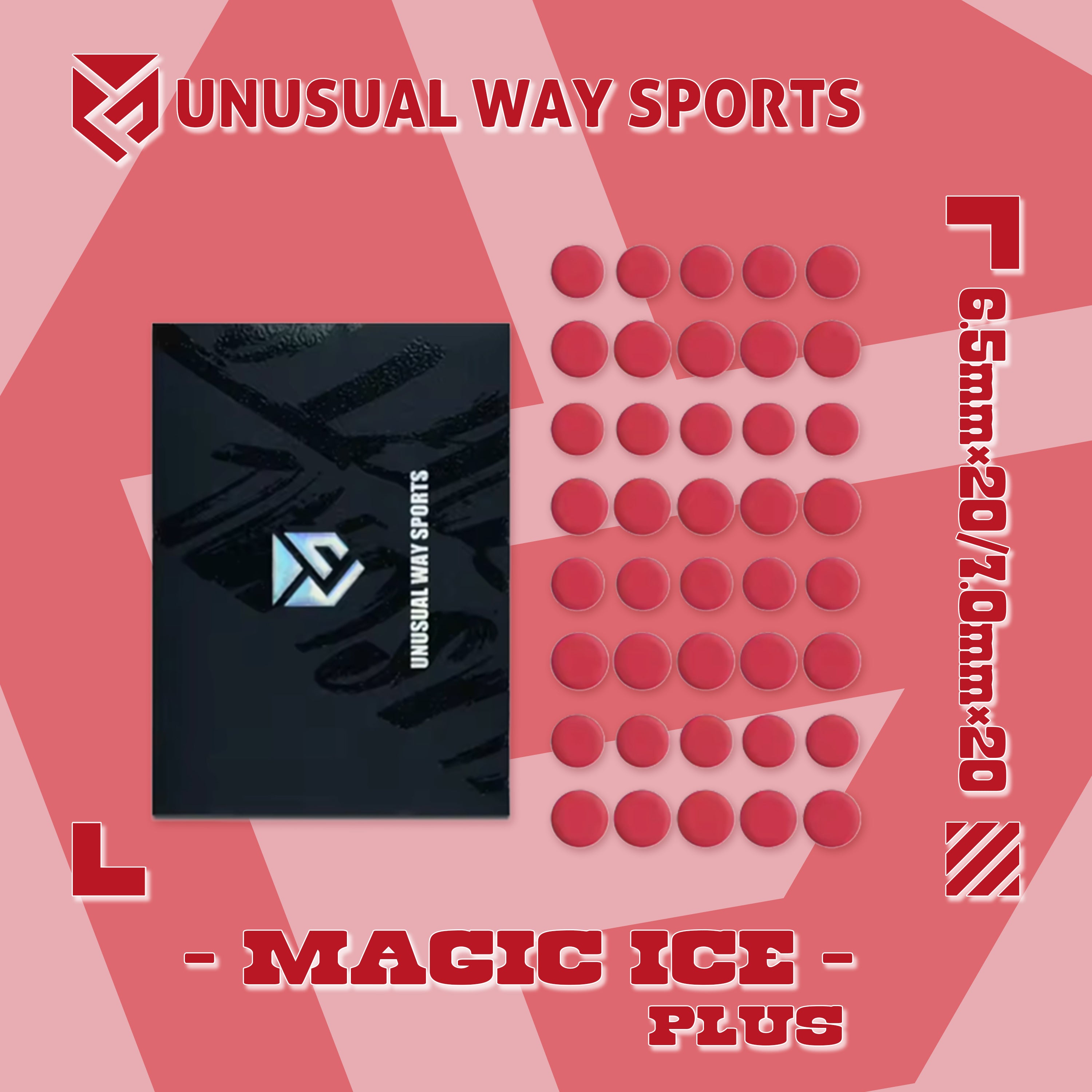 Unusual Way Sports Magic Ice Plus Dot【汎用型マウスソール】