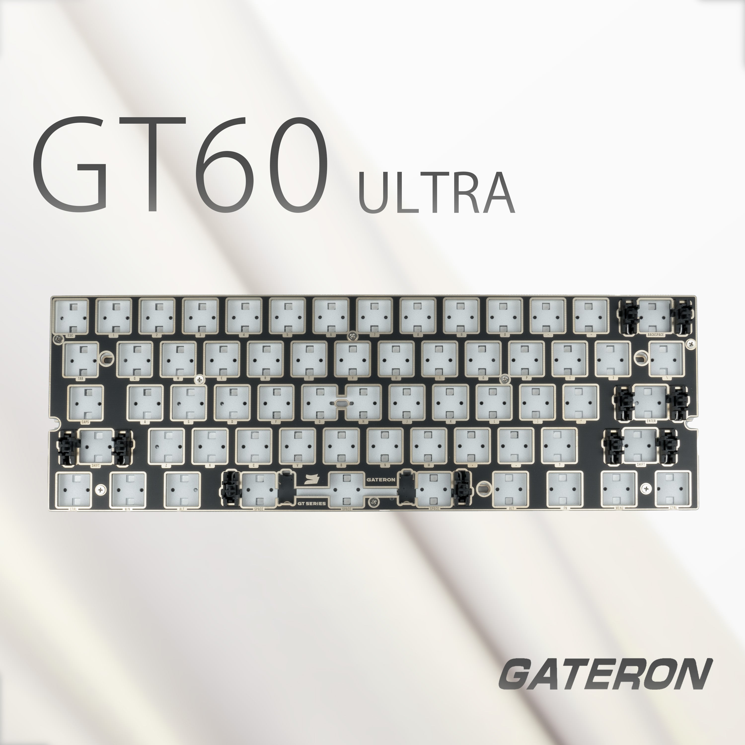 GATERON GT60 Ultra Magnetic Keyboard PCBA【スタビ&フォーム組み立て済み】