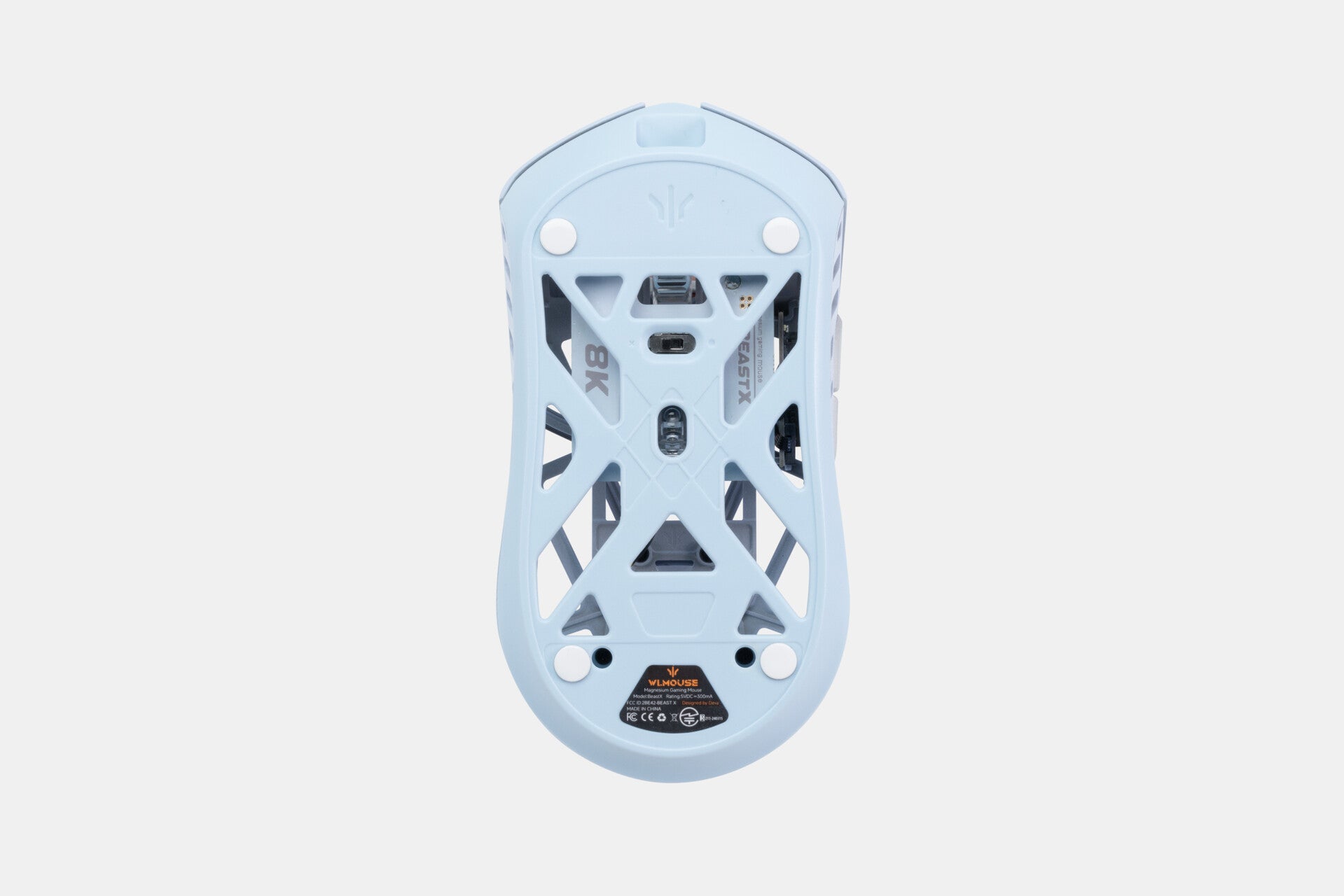 WLMOUSE × KIBU Beast X 3950 IceBlueKB 日本限定 マグネシウム合金製マウス【数量限定】