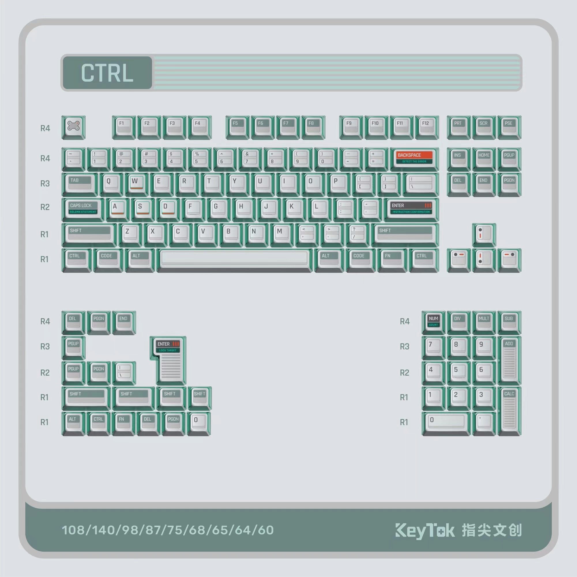 KeyTok CTRL（122key）