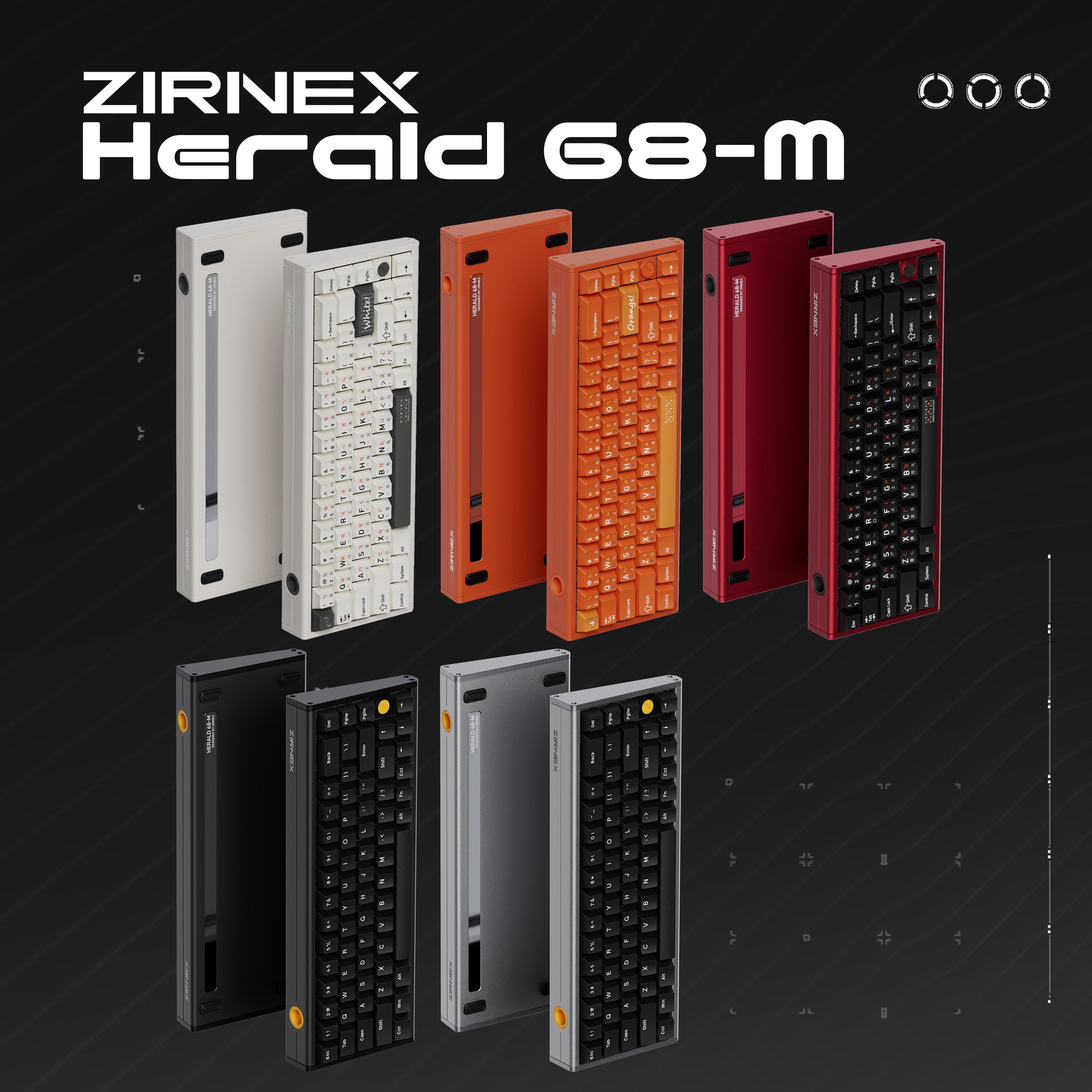 Zirnex Herald 68-M【ゲーミングキーボード】