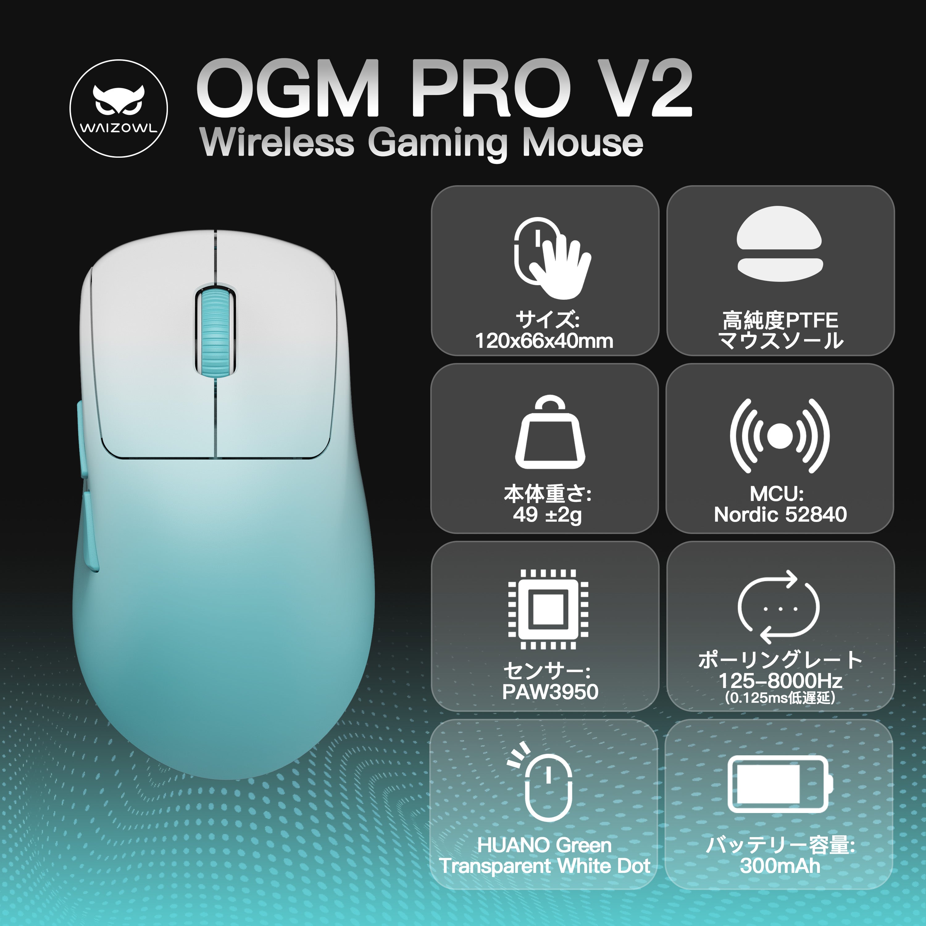 Waizowl OGM Pro V2 [Gaming Mouse] 