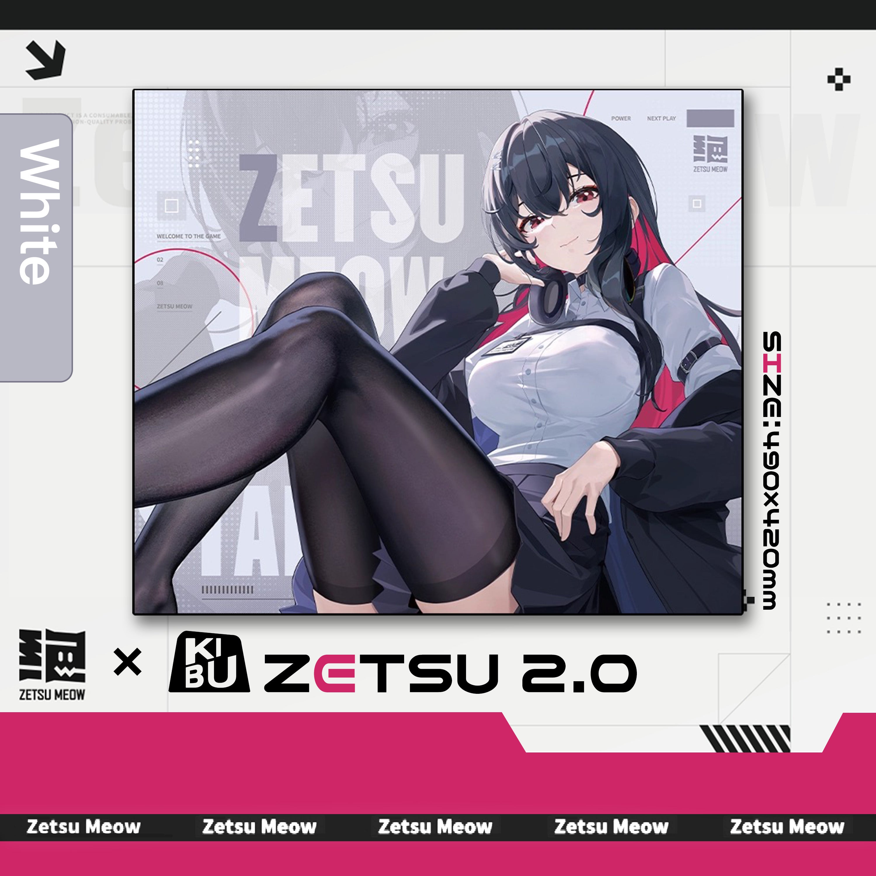 ZETSUMEOW ZETSU 2.0 - Cloth Mouse Pad