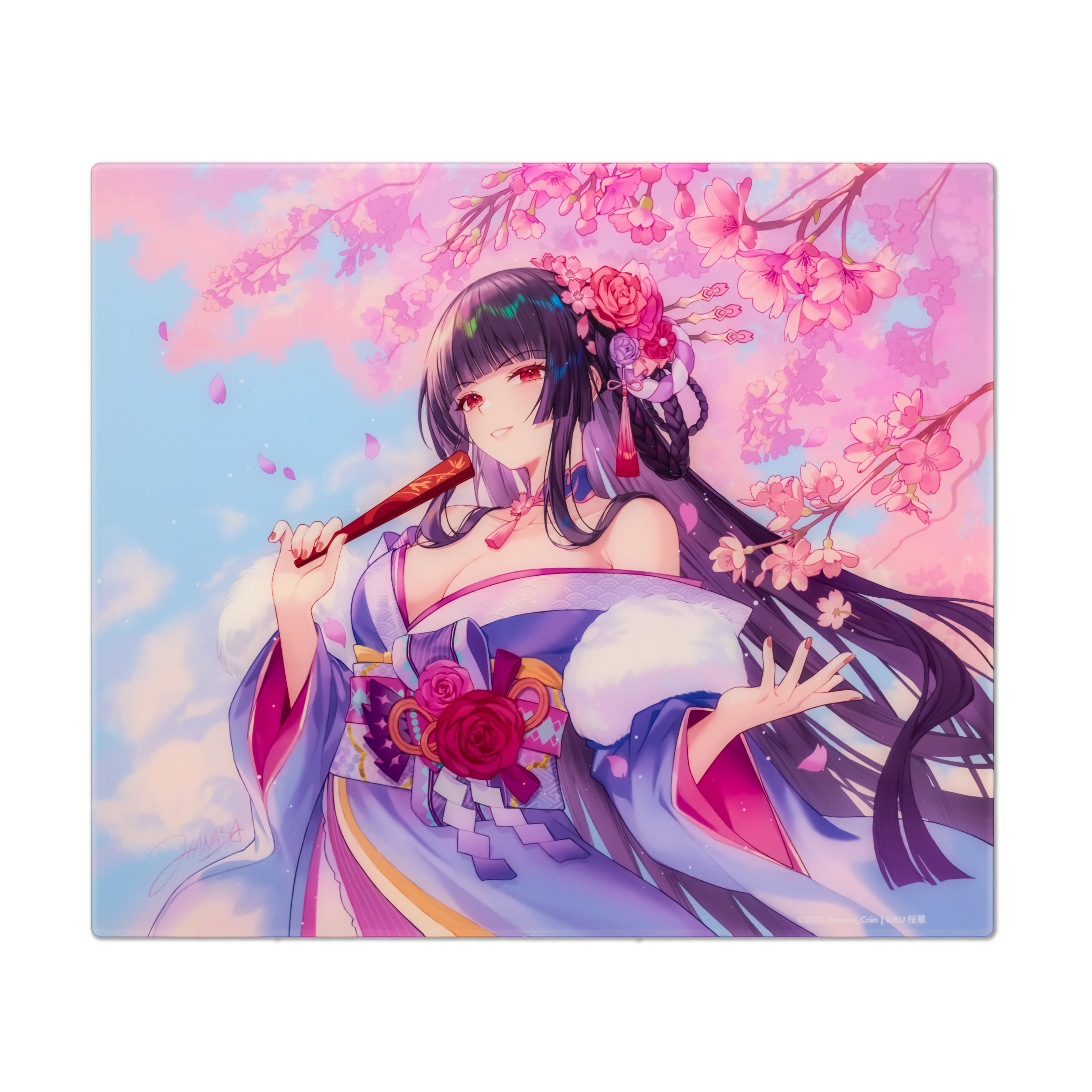 【数量限定】KIBU Gear 桜華 Japan Limited Edition【ガラス製マウスパッド】