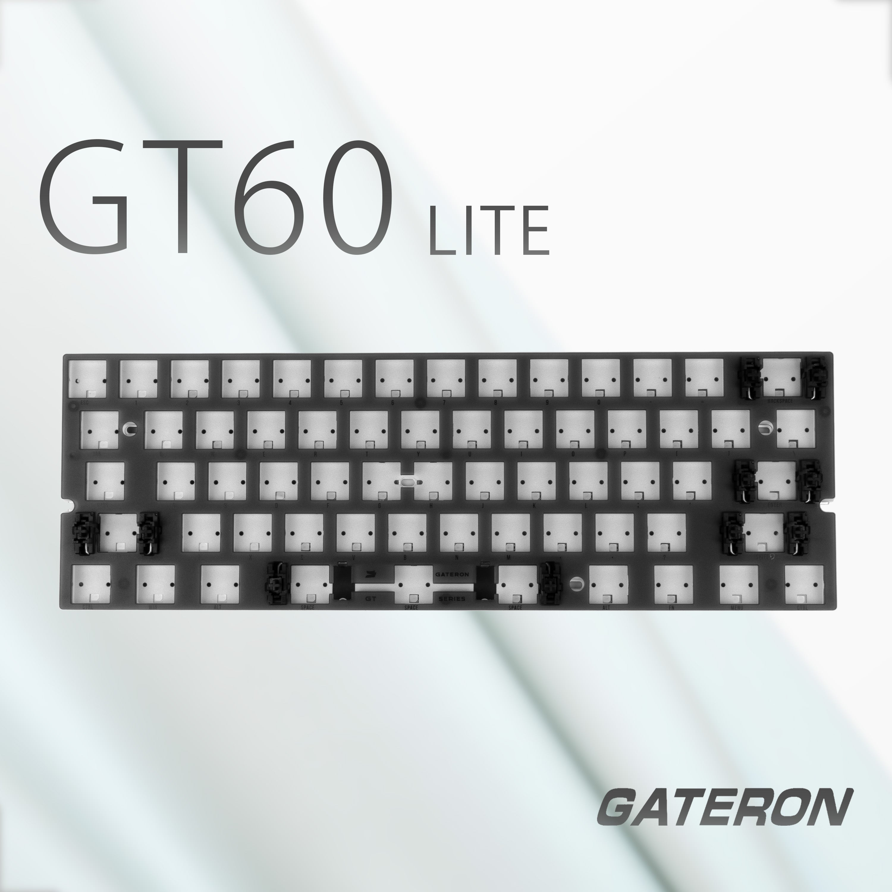 GATERON GT60 Lite Magnetic Keyboard PCBA【スタビ＆フォーム組み立て済み】
