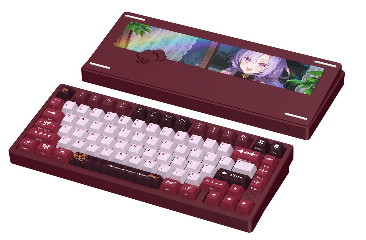 [JP] KIBU × にじさんじ - WOBKEY Rainy 75 Pro 壱百満天原サロメEdition【メカニカルキーボード】