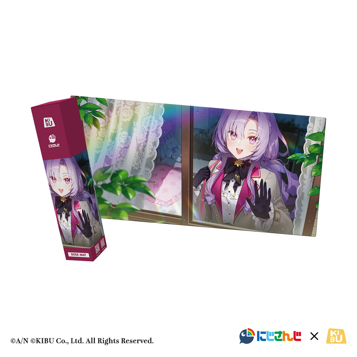 [JP] KIBU × にじさんじ - KIBU GEAR Gaming Desk Mat 壱百満天原サロメEdition【布製マウスパッド】