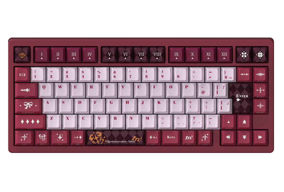 [JP] KIBU × にじさんじ - WOBKEY Rainy 75 Pro 壱百満天原サロメEdition【メカニカルキーボード】