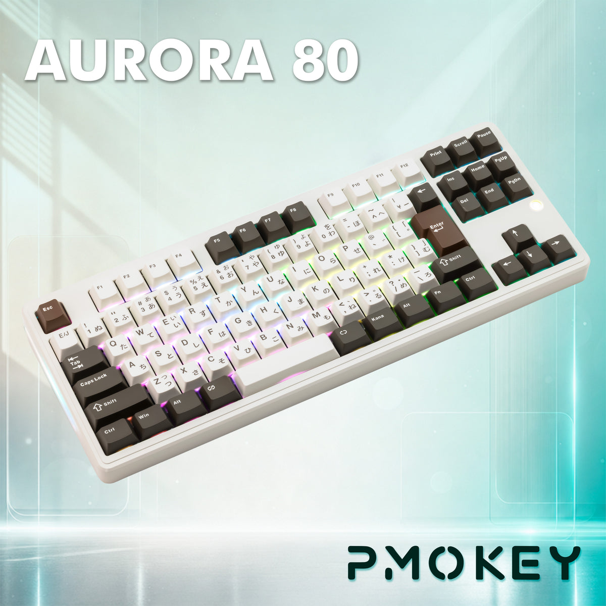 PMOKEY AURORA 80 日本語配列【メカニカルキーボード】