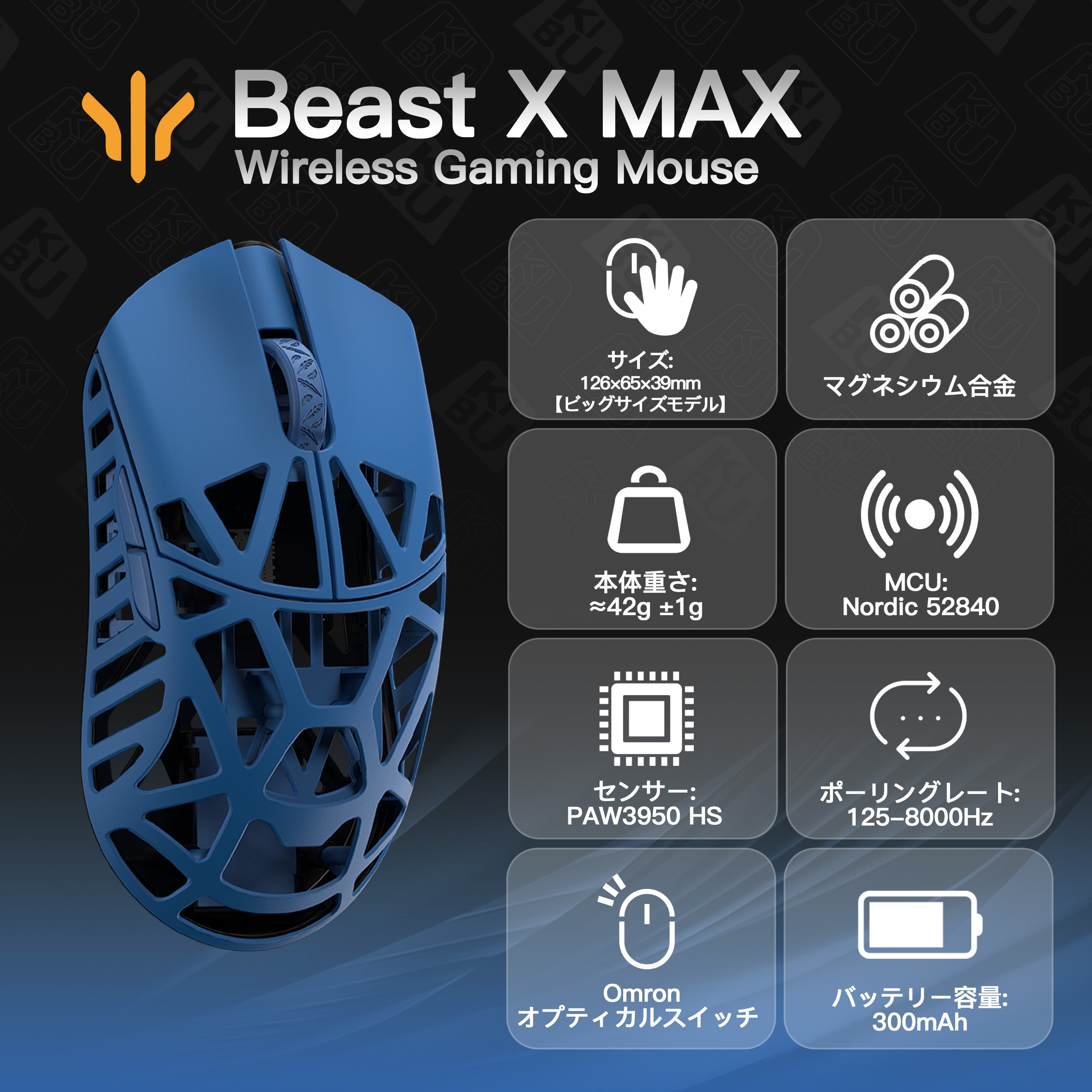 WLMOUSE Beast X Max Page2 [Gaming Mouse] 