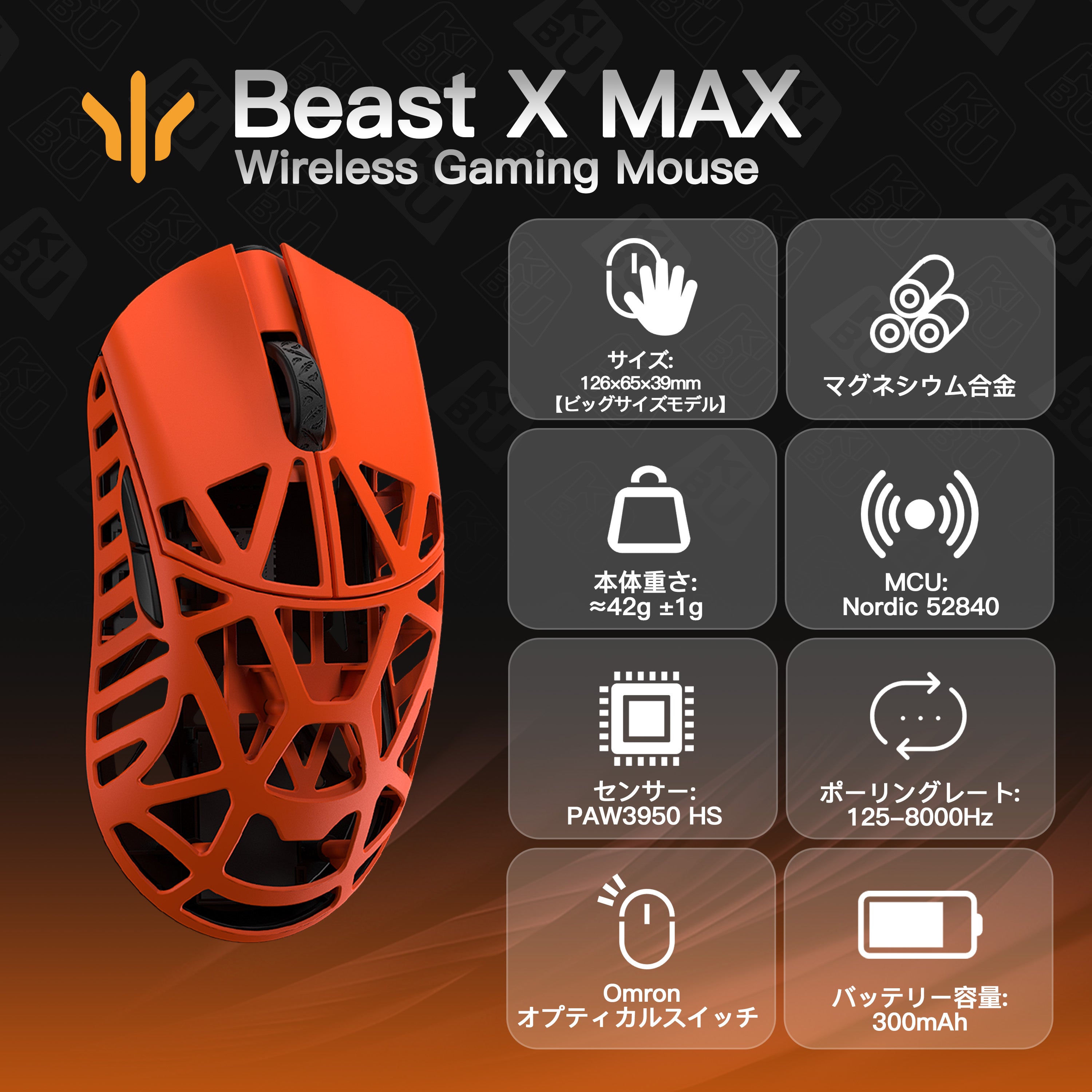 WLMOUSE Beast X Max Page2 [Gaming Mouse] 