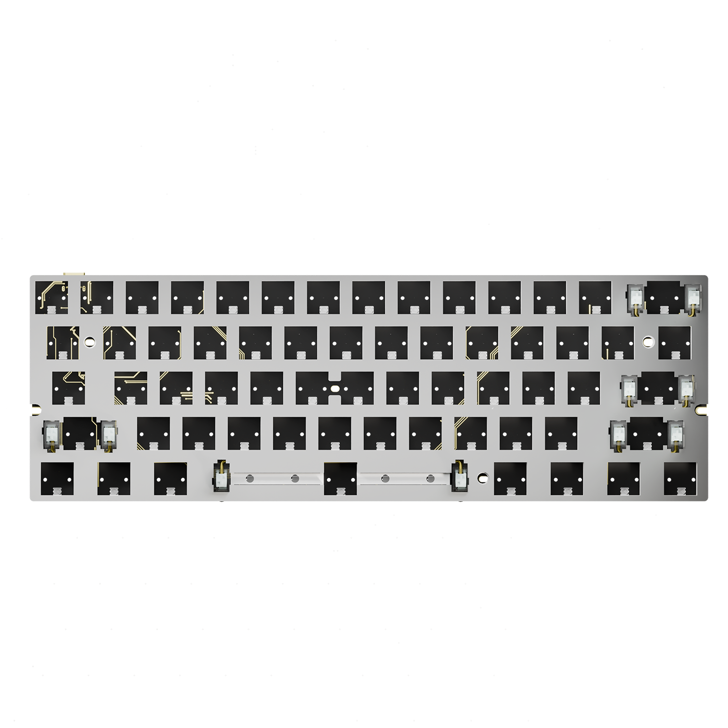 GATERON GT60 PRO Magnetic Keyboard PCBA【スタビ＆フォーム組み立て済み】