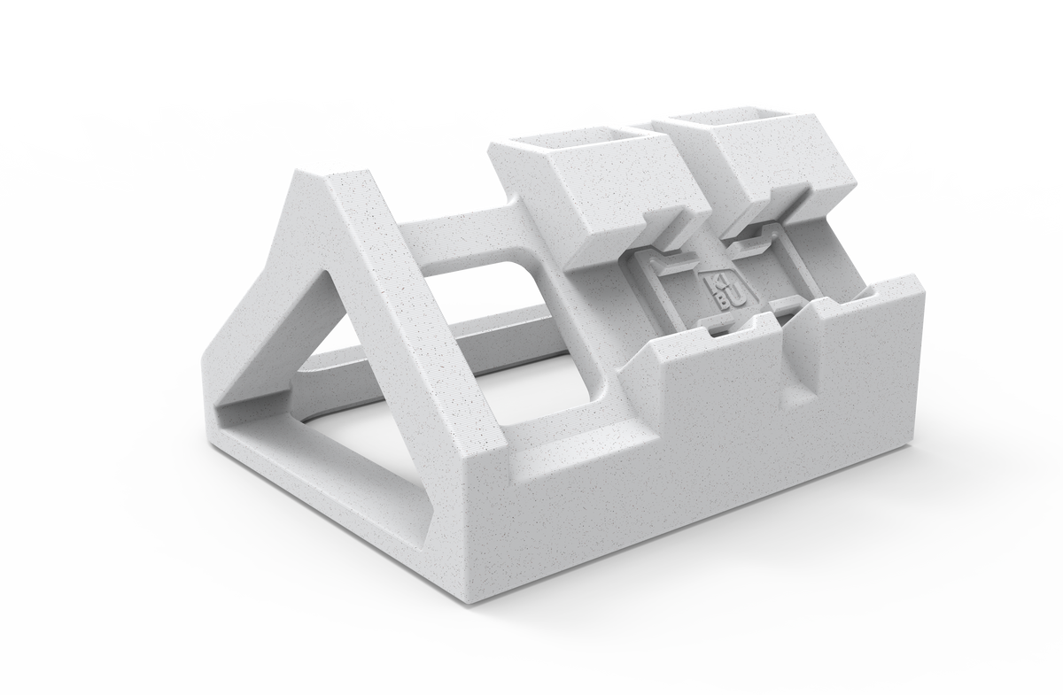 3Dプリント KB16＆HM-HUBスタンド[8 × 2.5mm足ゴム(6個)含む]