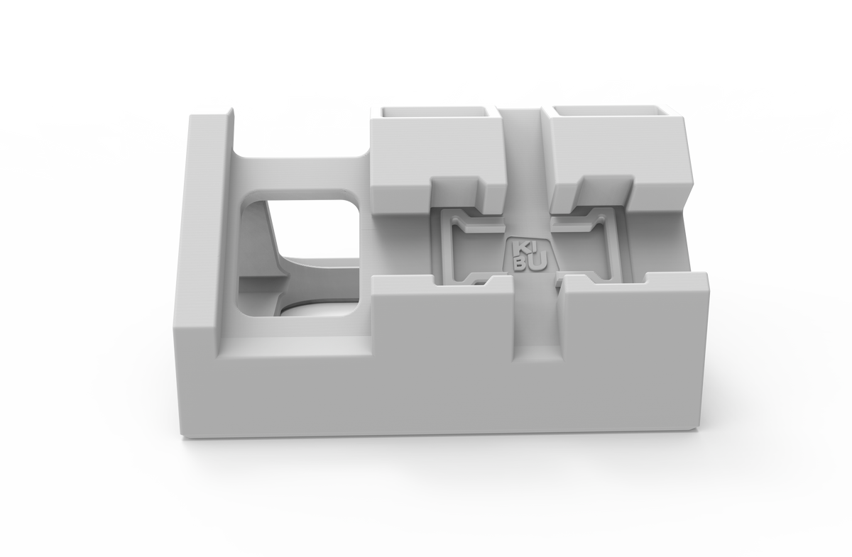 3Dプリント KB16＆HM-HUBスタンド[8 × 2.5mm足ゴム(6個)含む]