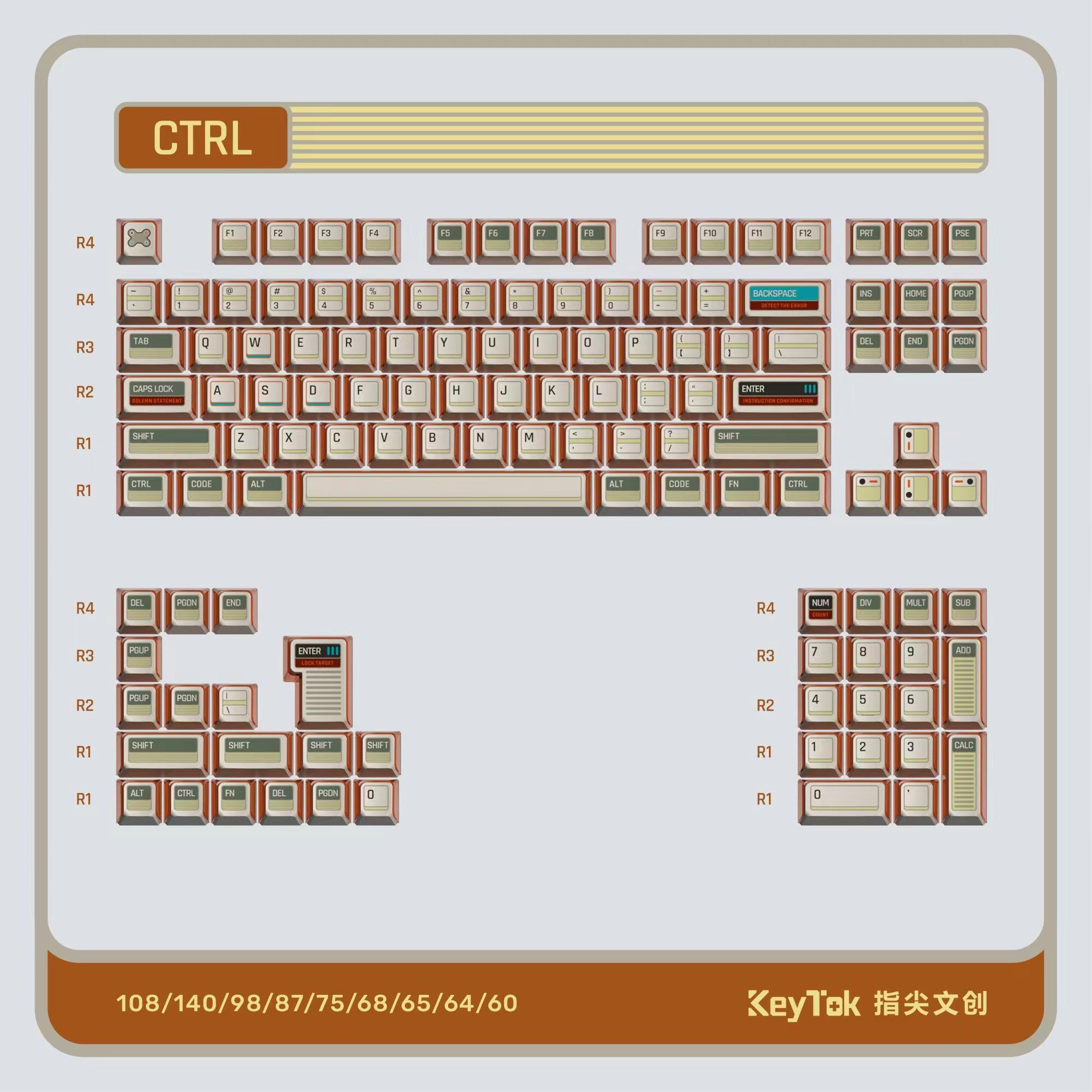 KeyTok CTRL（122key）