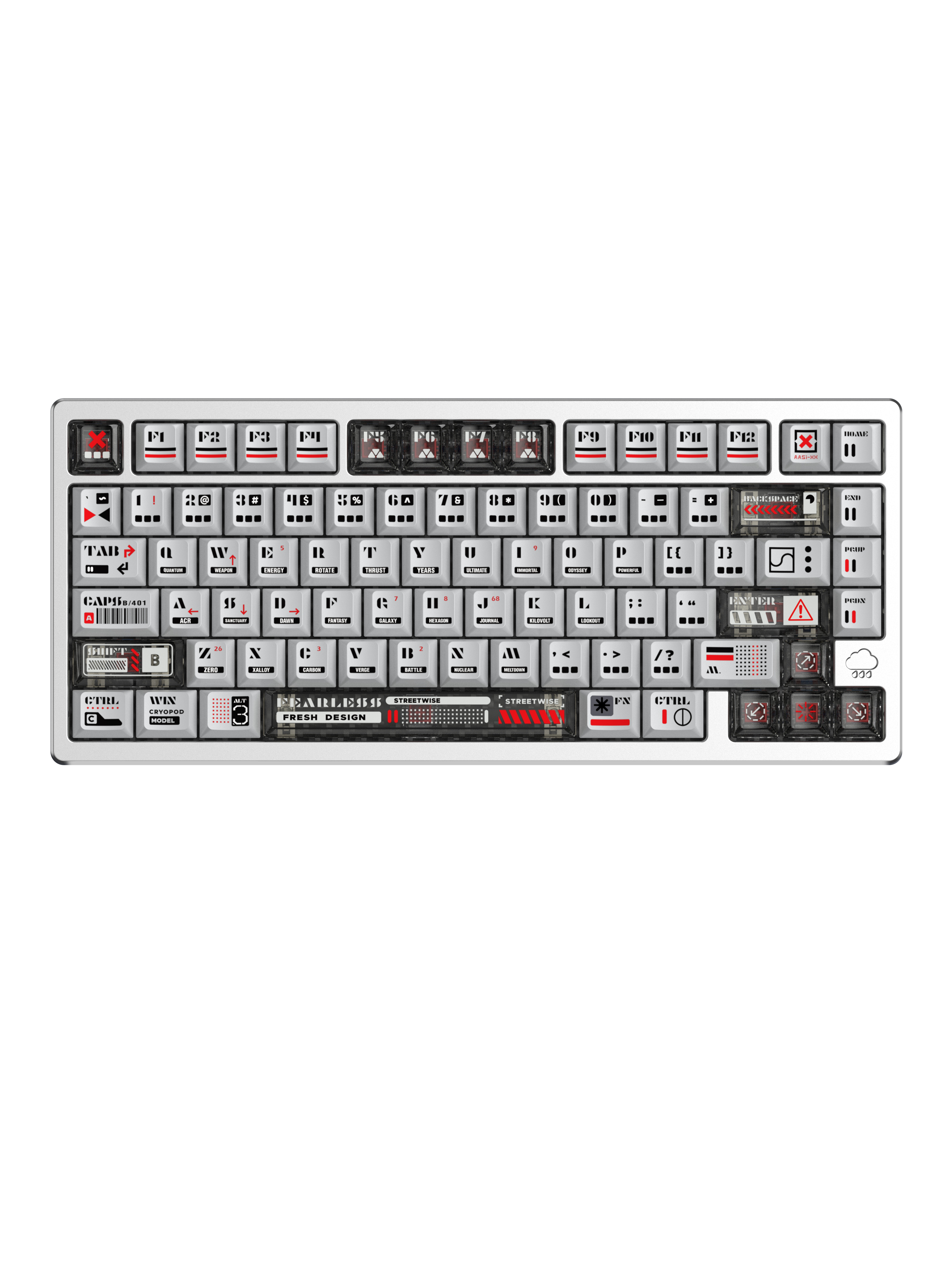 WOBKEY Rainy 75 RT(TTC KOM RGB Switch)【ゲーミングキーボード】
